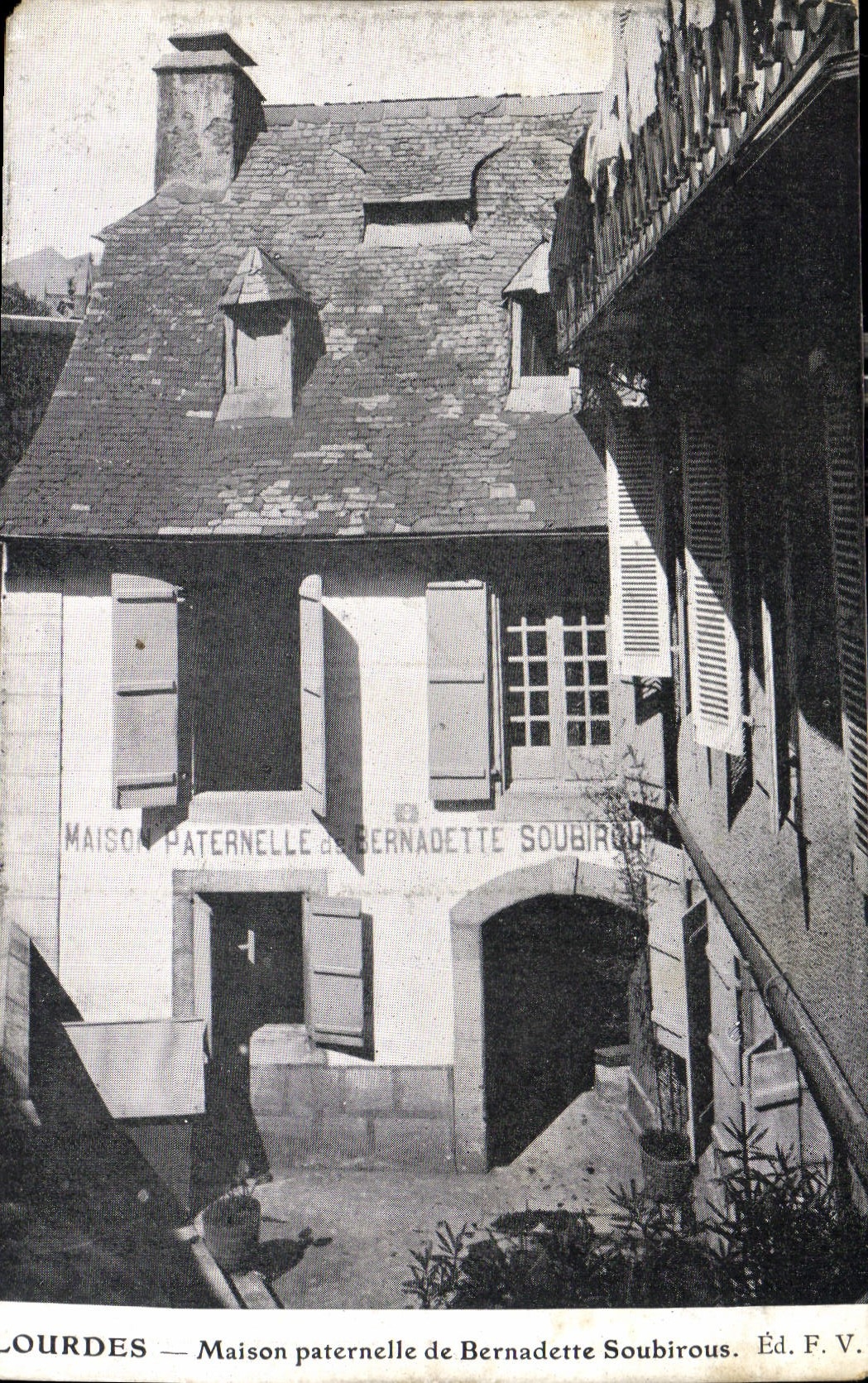 Lourdes — Maison paternelle de Bernadette Soubirous — Éd. F. V.
