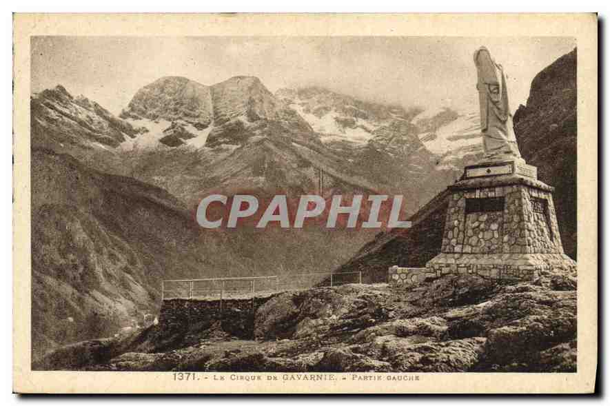 CPA Le Cirque de Gavarnie Partie Gauche 