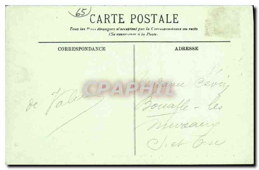Route de Luz à Gavarnie — Vue prise entre Saint-Sauveur et Gédre — L.L. — Reverso