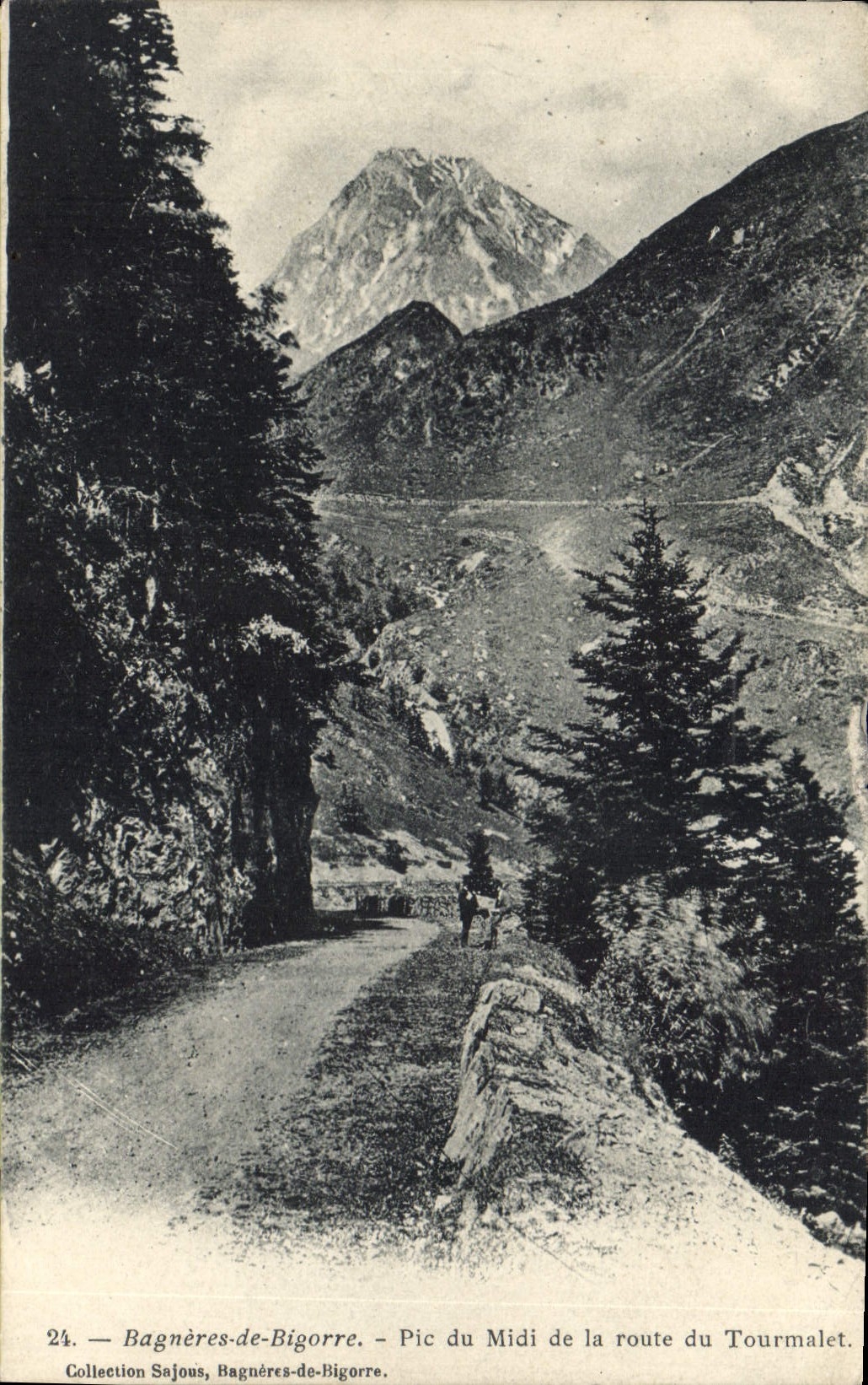 Pic du Midi de la route du Tourmalet — Bagnères-de-Bigorre — Collection Sajous