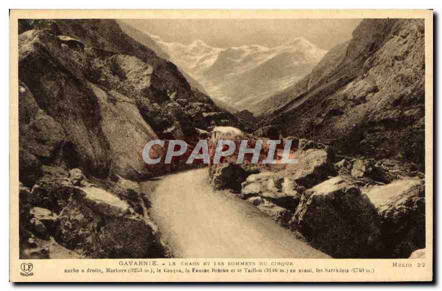 CPA Gavarnie le Chaos et les Sommets du Cirque 