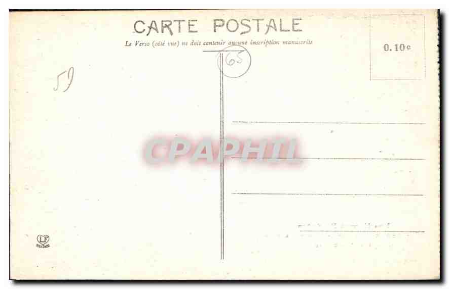 CPA Les Hautes Pyrenees Gedre la Grotte du Gave de Heas Derniere l'Hotel Lacoste  — Rückseite
