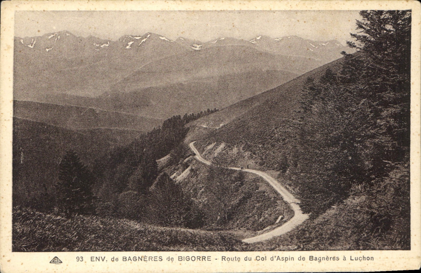Env. de Bagnères-de-Bigorre - Route du Col d'Aspin de Bagnères à Luchon