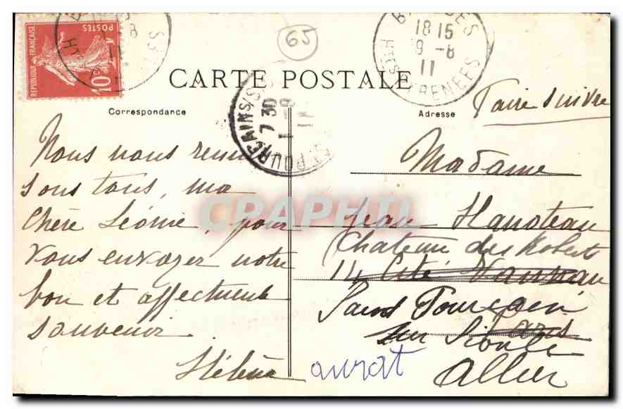 Les Glaciers de Néouvielle — Les Pyrénées — Éditeur anonyme, n° 845 — Reverso