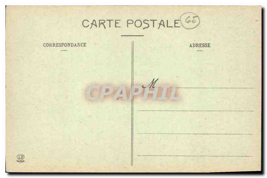 CPA Les Hautes Pyrenees la Vallee d'Argeles au fond le Viollage de St Savin  — Rückseite
