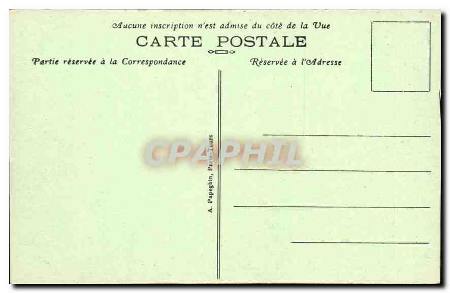CPA Orleans Loiret statue de Jeanne d'Arc Place du Martroi  — Verso