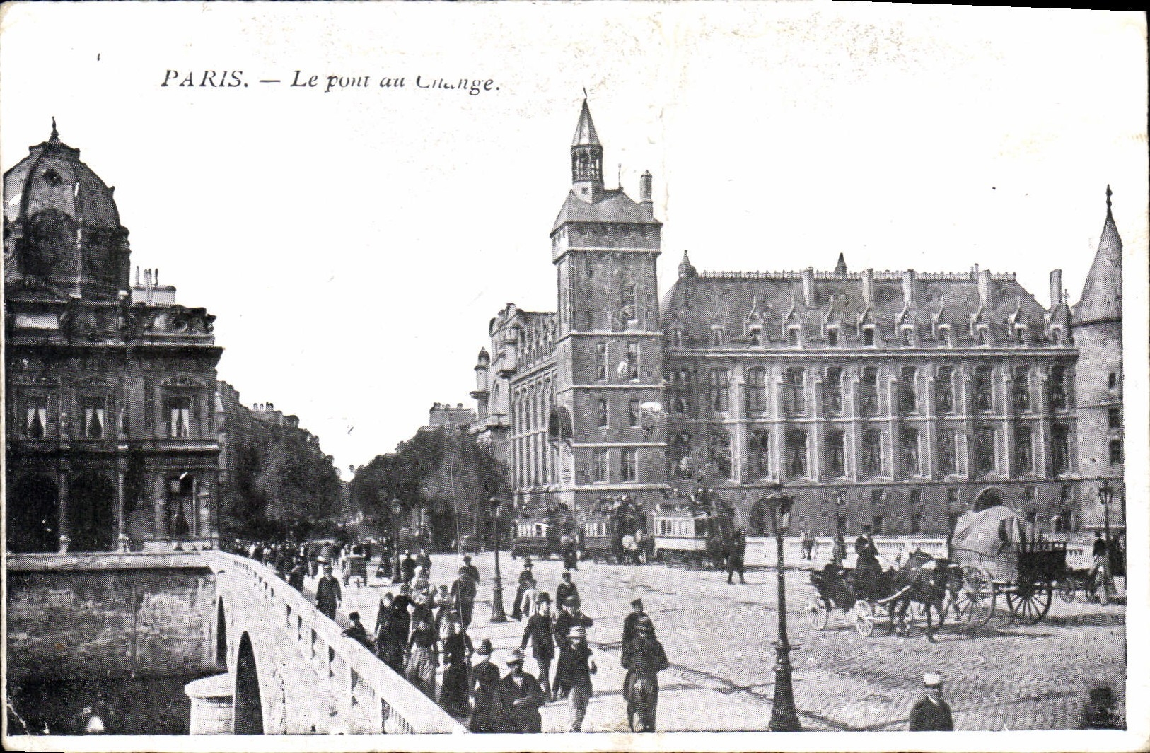 CPA Paris Le Pont au change