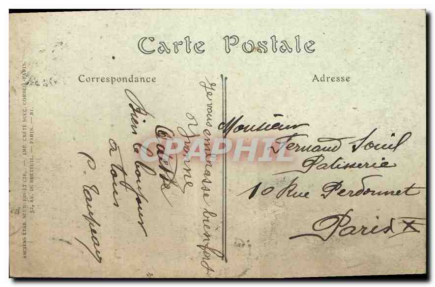 CPA La Rochelle l'Entree du Port Bateaux — Rückseite
