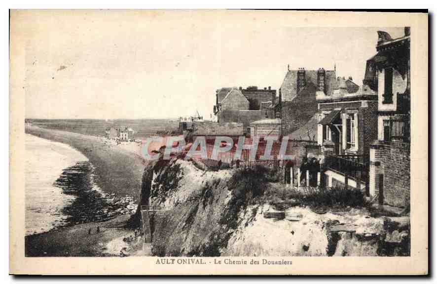 CPA Ault Onival le Chemin des Douaniers 