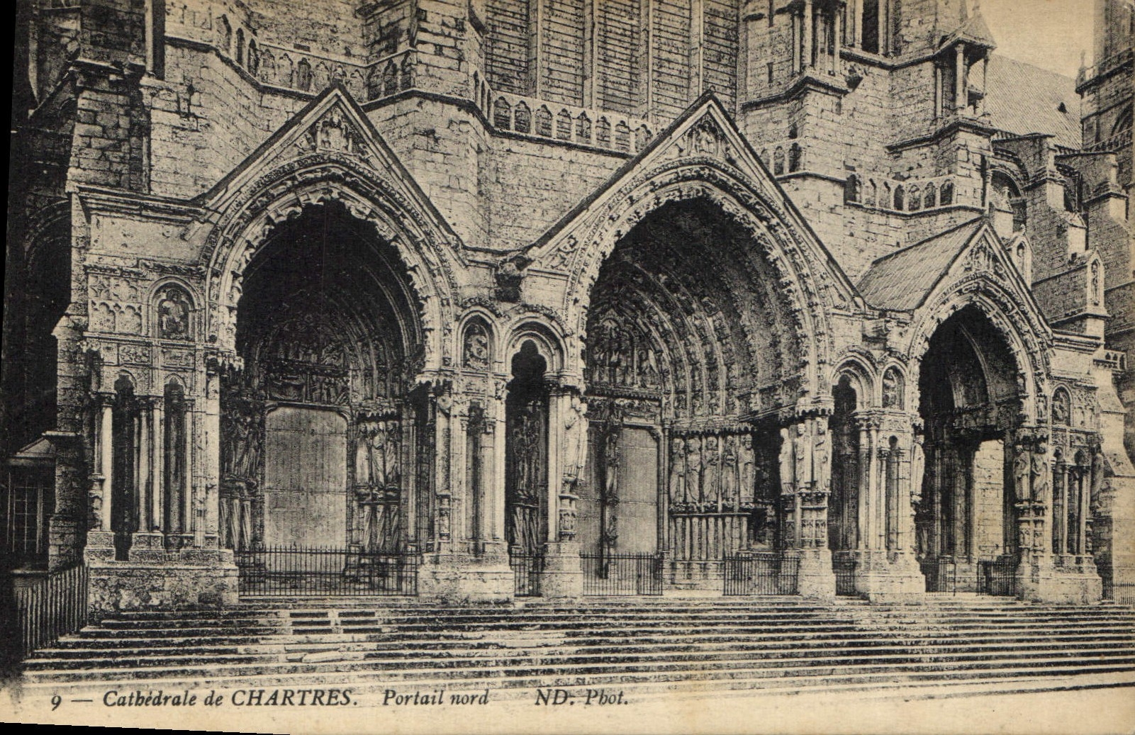 Cathédrale de Chartres — Portail nord — ND. Pbot.