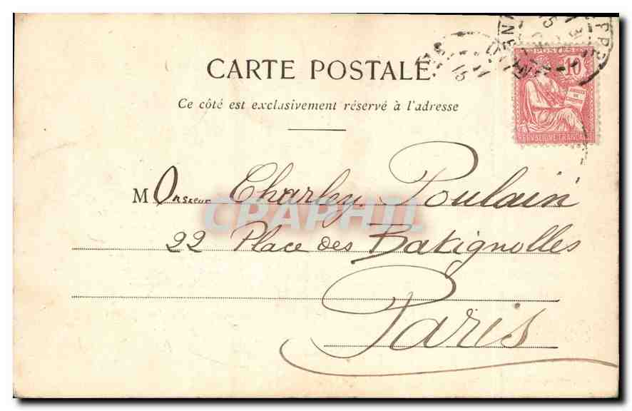 CPA Dieppe le Casino et le Chateau  — Verso