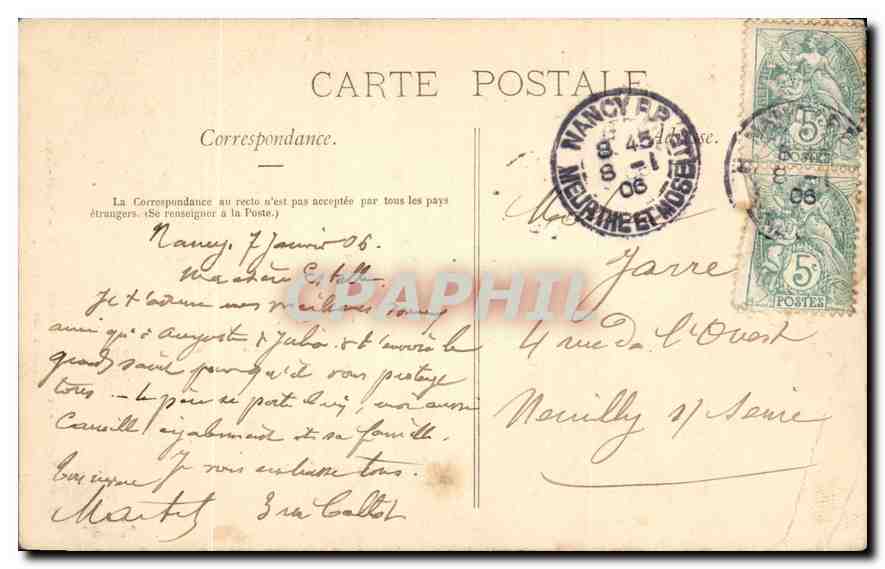 Saint-Nicolas-du-Portail — Grand Portail — San Nicolás, Patrón de los Lorena — La Lorraine Illustrée — Reverso