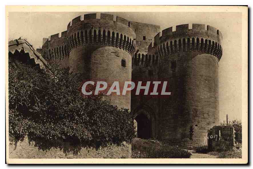 CPA Villeneuve les Avignon Gard Porte Fortifiee du Fort Saint Andre 