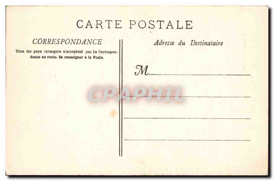 CPA Nimes la Tour Magne  — Rückseite