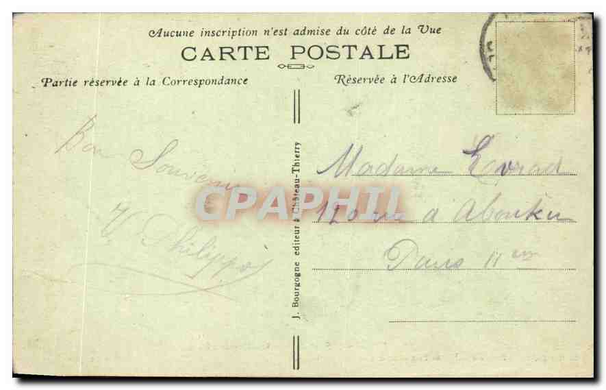 Jouarre (S.-et-M.) — Châsses de l'Église — Sts Ebrégisile, Ste Pelagie, St Prix et St Hilaire, Ste Jule, Stes Reliques — Reverso
