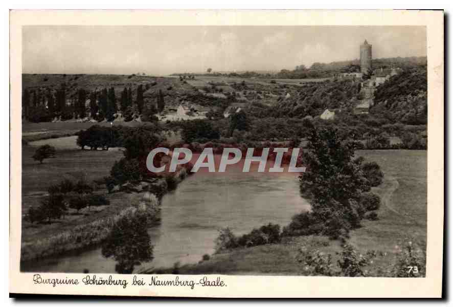 CPA Burgruine Schonburg bei Naumburg Saale 