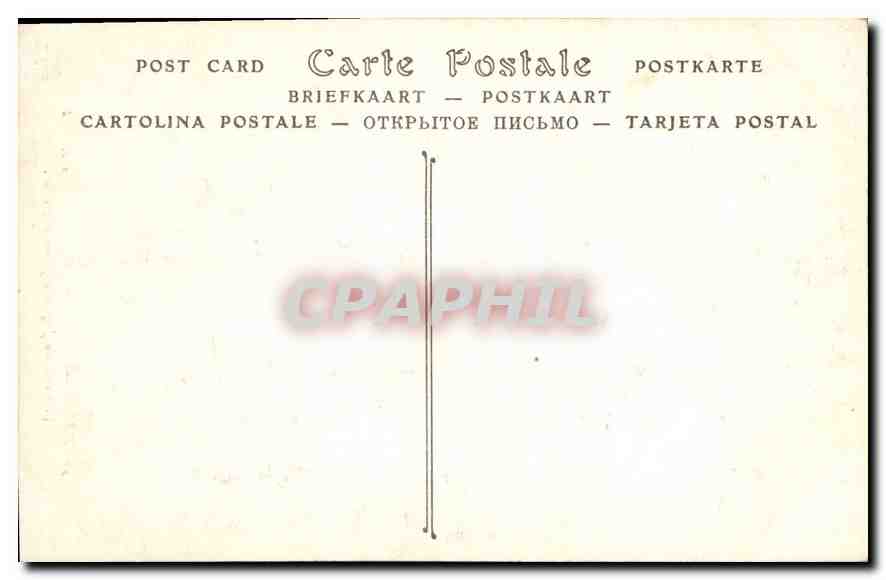 CPA Paris Notre Dame Facade Portail central Portail du Jugement  — Verso