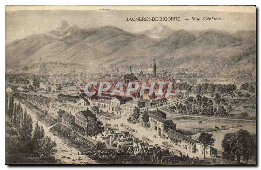 Bagnères-de-Bigorre — Vue Générale — Librairie Sirey, Paris