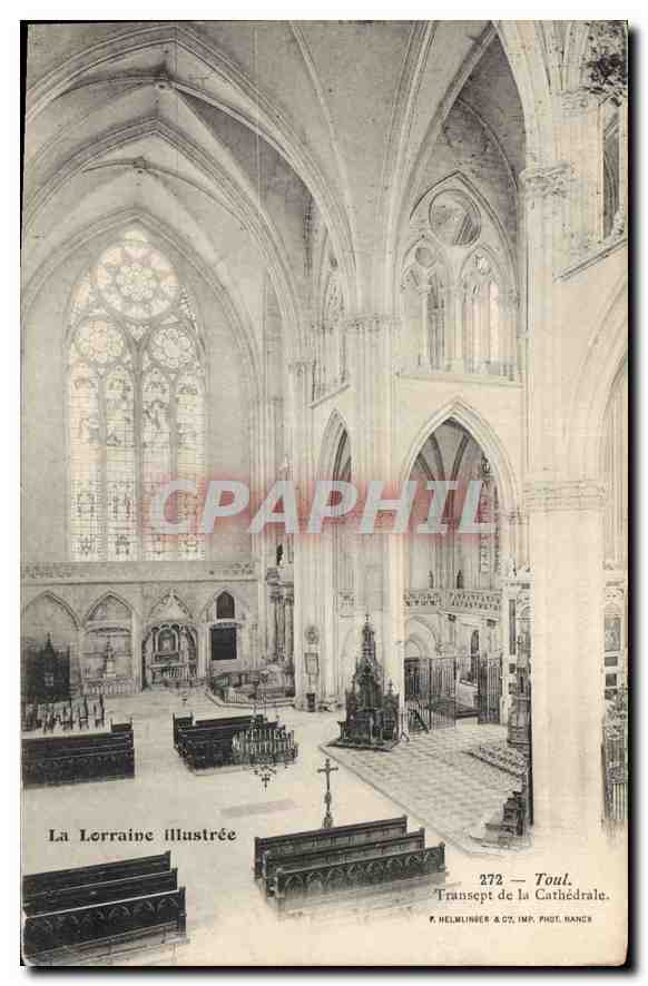 Transept de la Cathédrale — Toul — P. Helmlüner & Cie, Imp. Phot. Rance