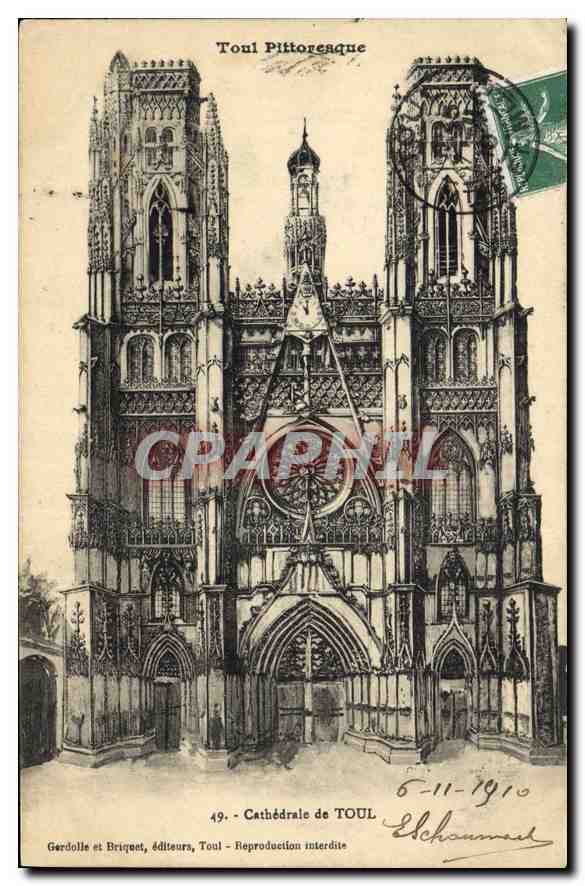 Cathédrale de TOUL — 49. — Gerdolle et Briquet, Toul