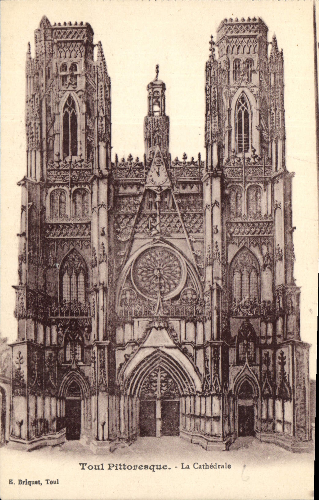 CPA Toul Pittoresque la Cathedrale 
