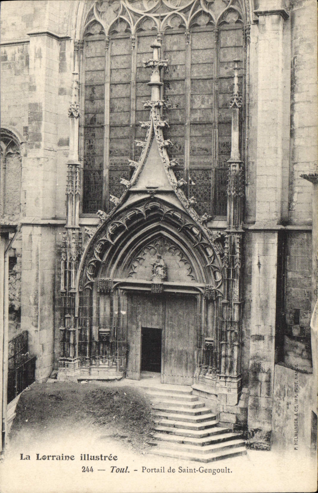 CPA La Lorraine Illustree Toul Portail de Saint Gengoult 