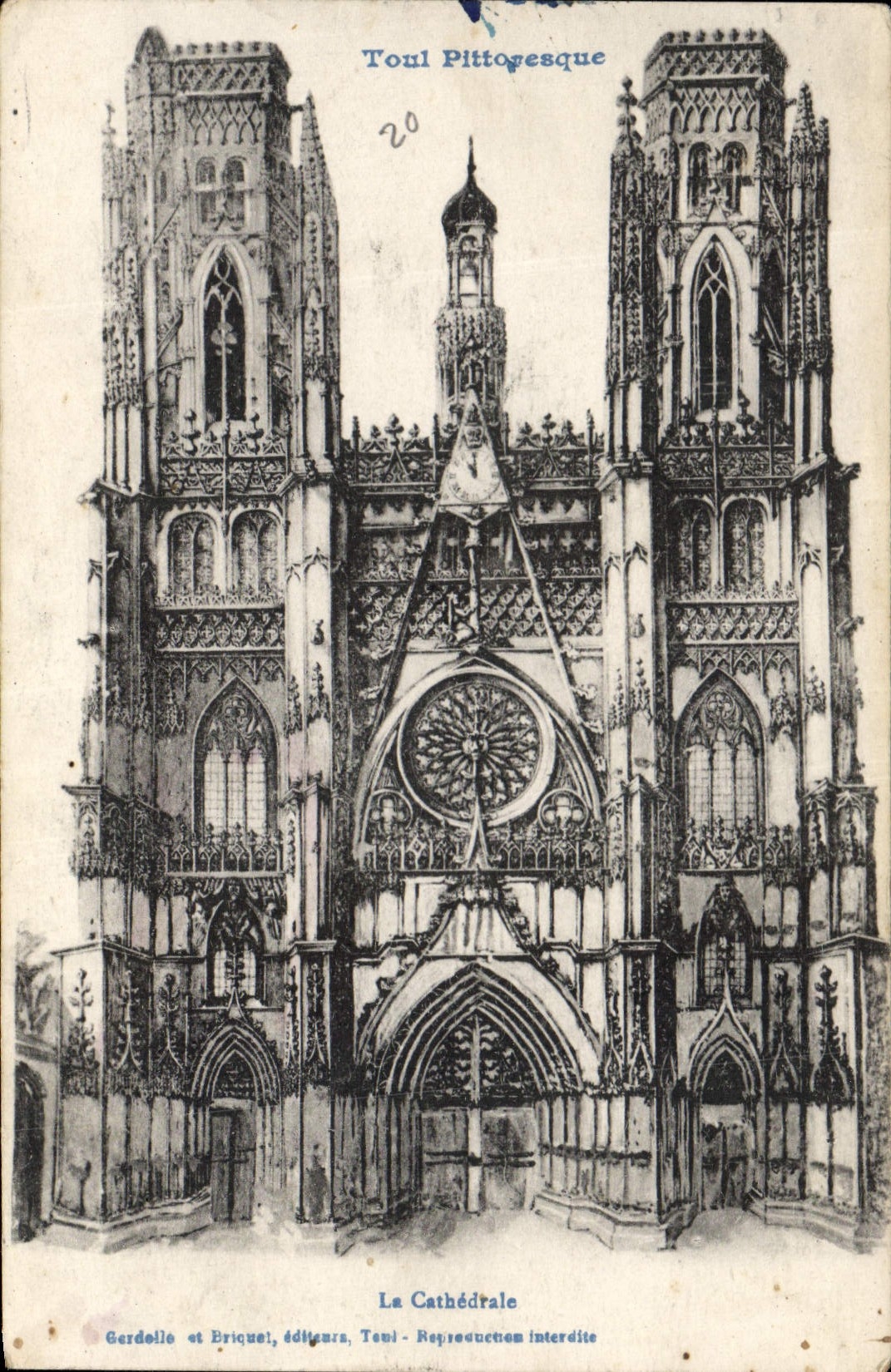 CPA Toul Pittoresque la Cathedrale 