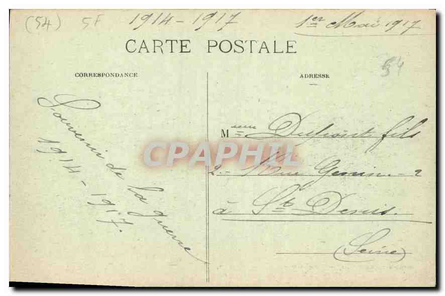 CPA Toul Pittoresque Cathedrale et Hotel de Ville  — Rückseite