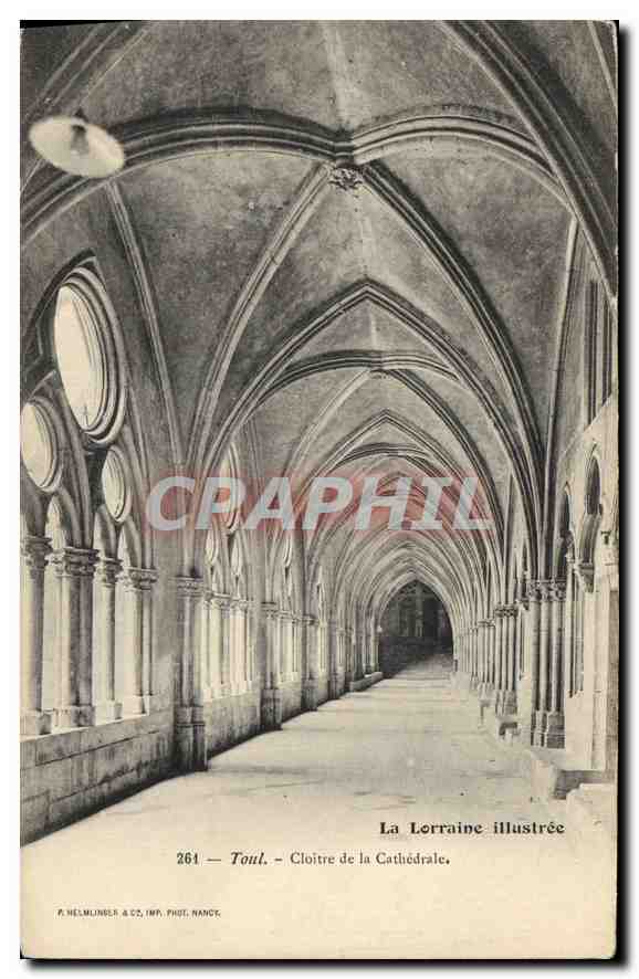 Toul - Cloître de la Cathédrale — La Lorraine illustrée, n° 261, P. Helmlunder & Cie, Imp. Phot. Nancy