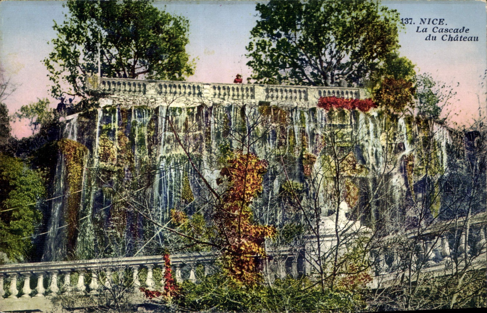 CPA Nice la Cascade du Chateau 