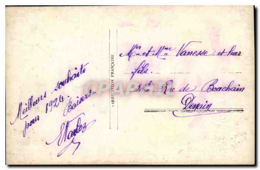 CPA Bonne Annee Enfant — Rückseite