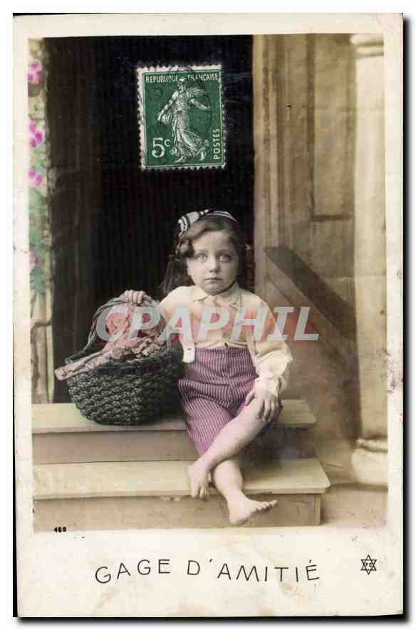 CPA Gage d'Amitie Enfant