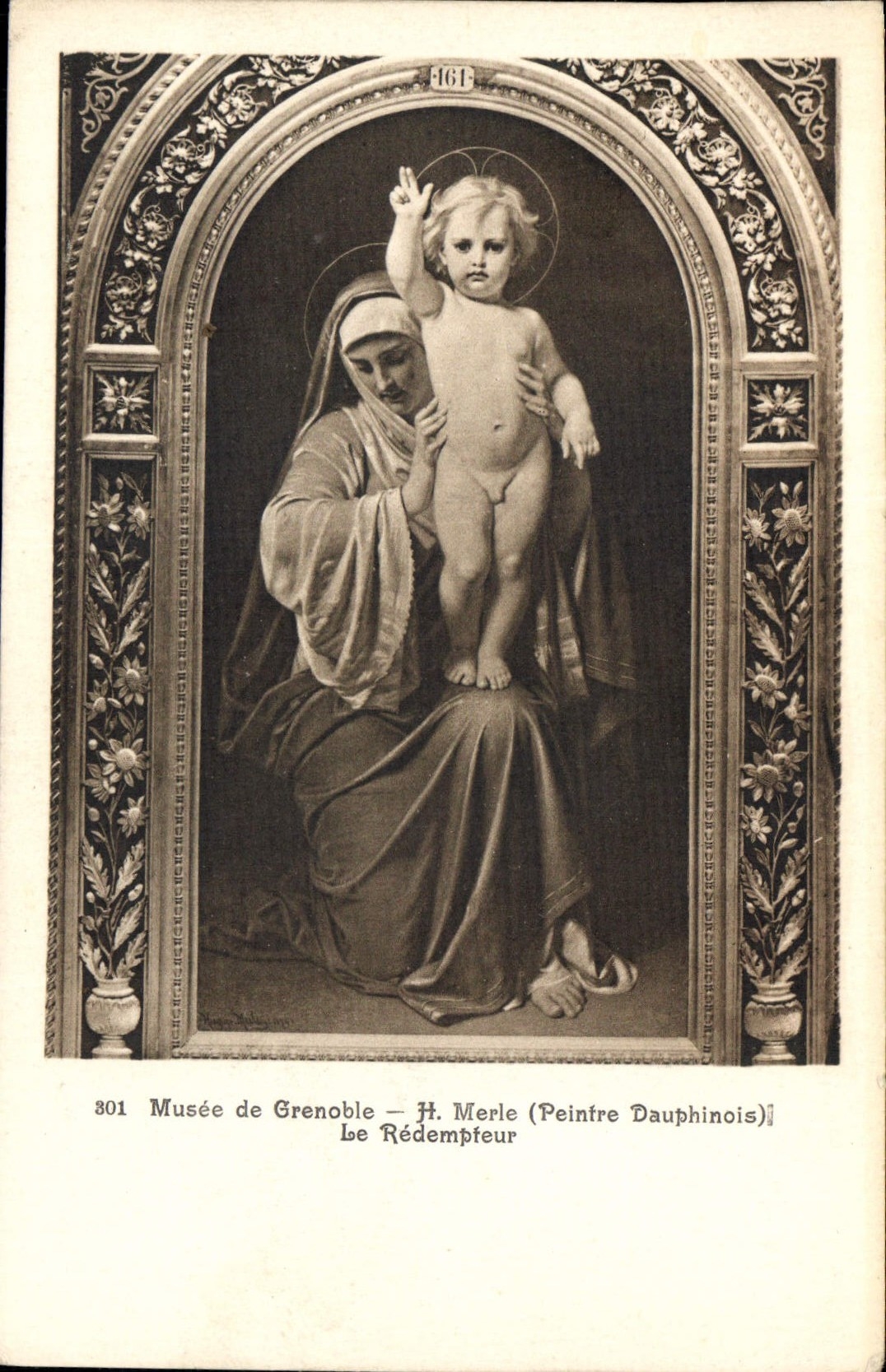 CPA Musee de Grenoble H Merie Peintre Dauphinois le Redempteur 