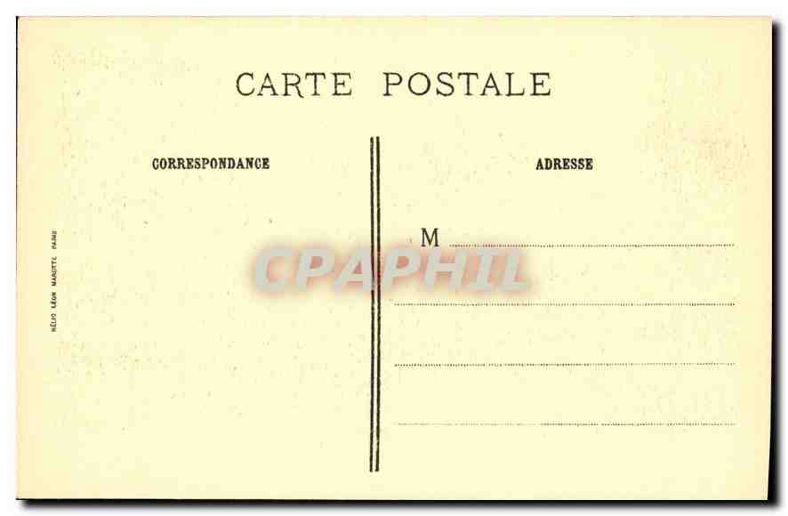 CPA Institut de France Abbaye de Chaalis Eugene Lami la Bibliotheque de Chaalis en 1856  — Rückseite