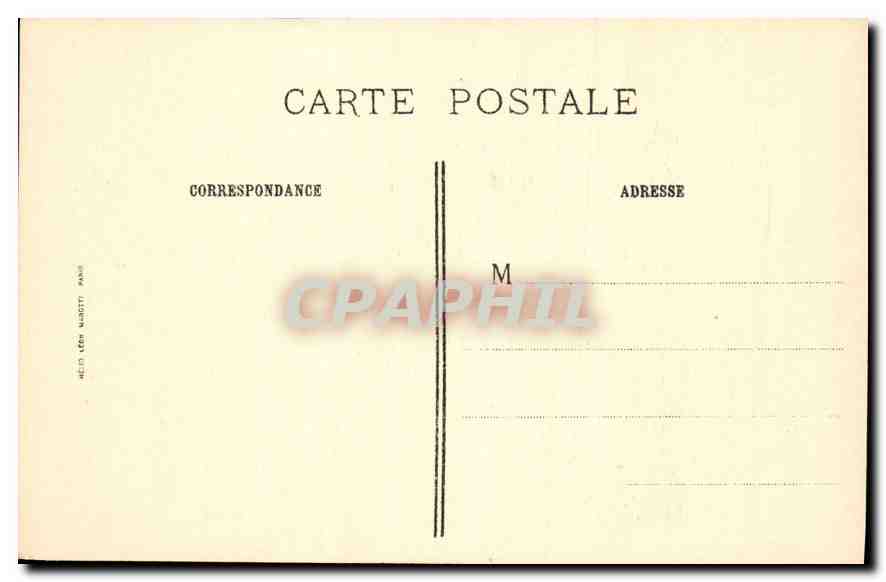 CPA Abbaye de Chaalis Gaudat le Tombeau de Rousseau a l'Ile des Peupliers  — Rückseite