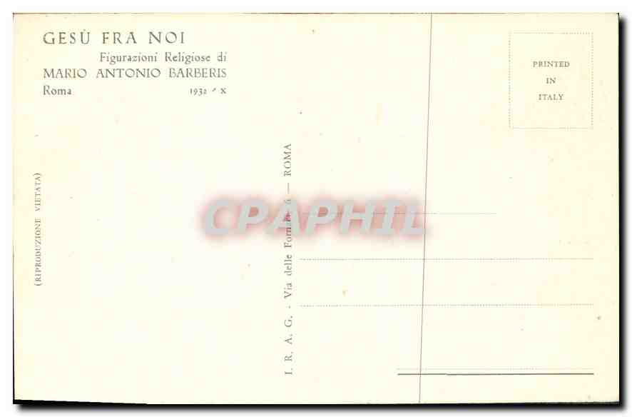 CPA Mentre muore Gesu Giuda  — Verso