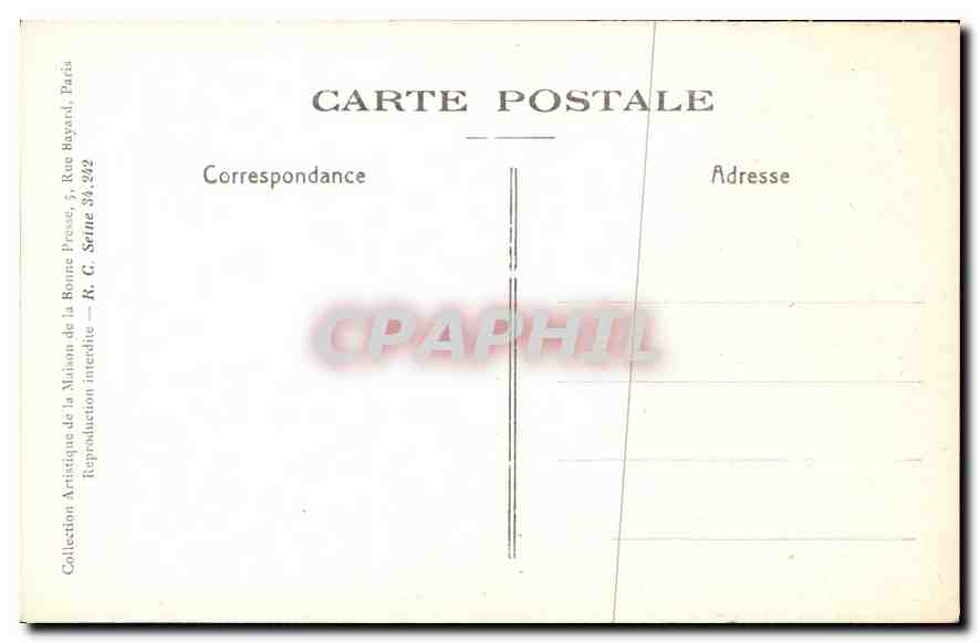 Sainte Odile — Adalric ordonne de tuer sa fille — Bayard, série R.C. n°292 — Verso