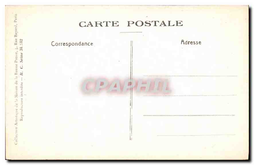 CPA Sainte Odile La Source miraculeuse  — Rückseite