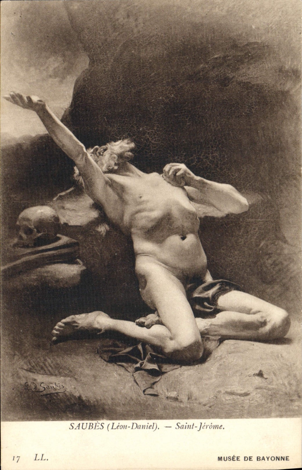 CPA Saubes Leon Daniel Saint Jerome Musee de Bayonne 