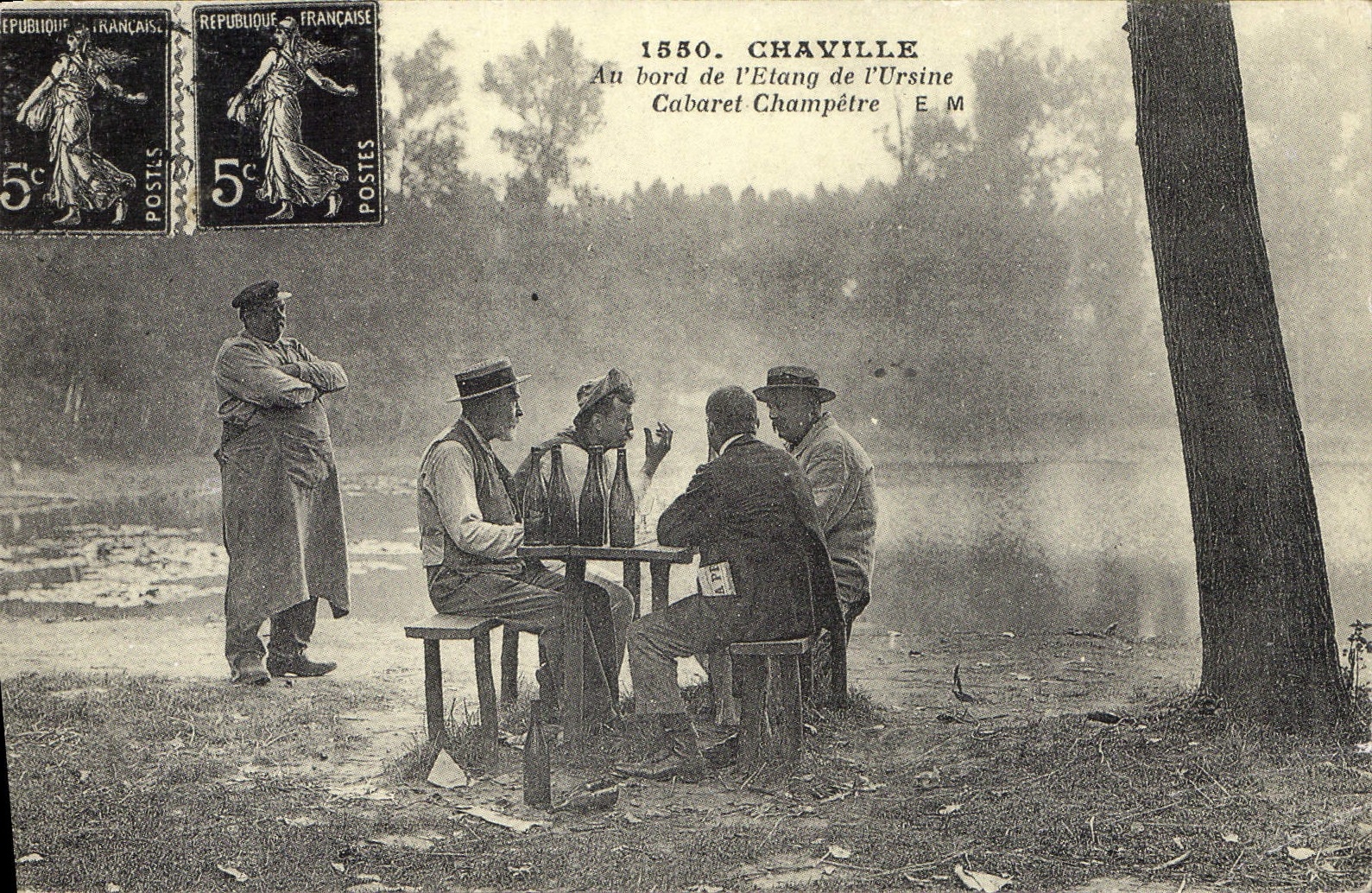 REPRO Chaville au bord de l'Etang de l'Ursine Cabaret Champetre 
