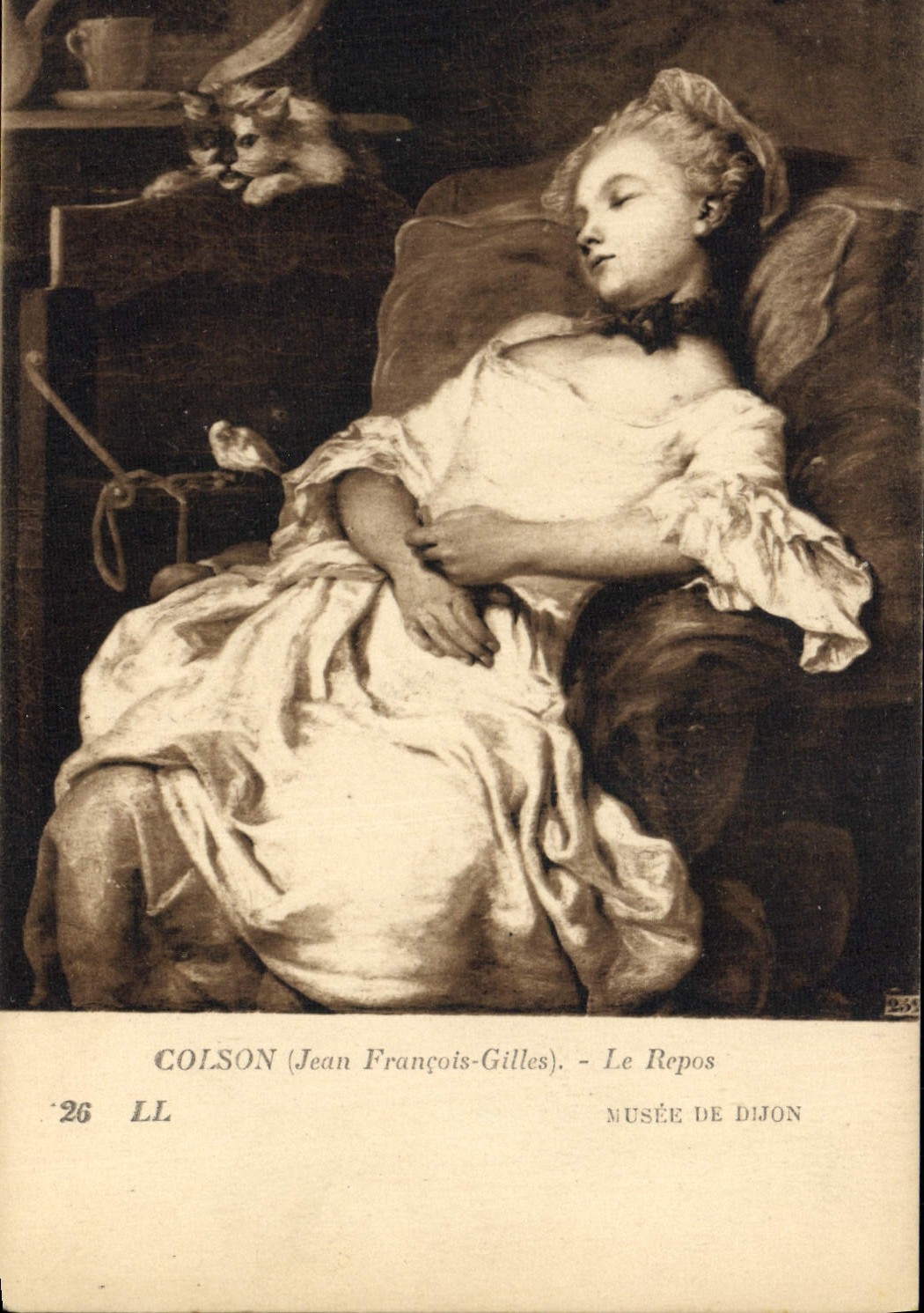 CPA Colson Jean Francois Gilles Le Repos Musee de Dijon 