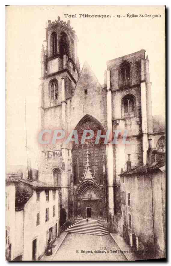 CPA Toul Pittoresque Eglise St Gengoult 