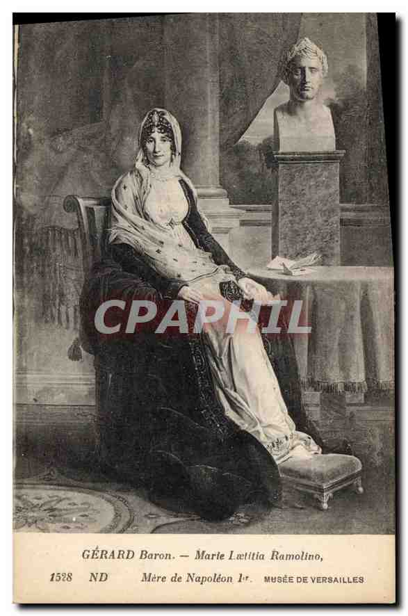 CPA Gerard Baron Marie Latitia Ramolino Mere de Napoleon 1er Musee de Versailles 