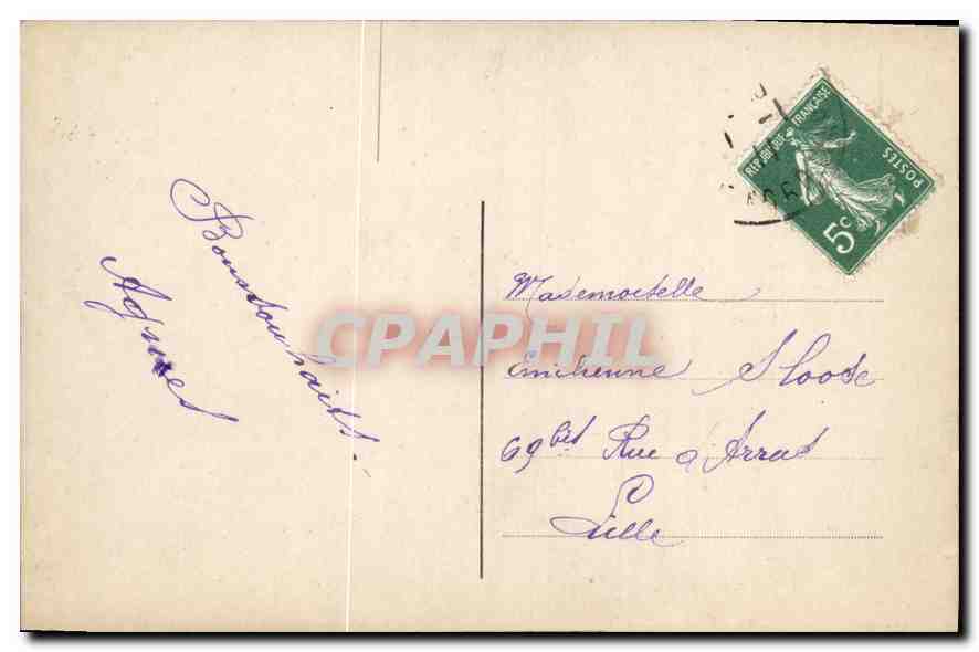 CPA Enfant — Verso