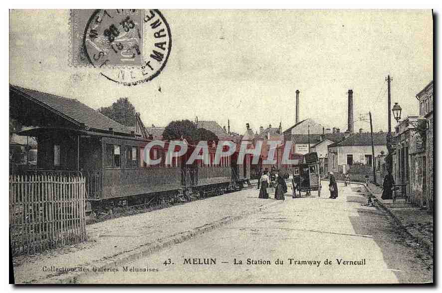 REPRO Melun La Station du Tramway de Verneuil 