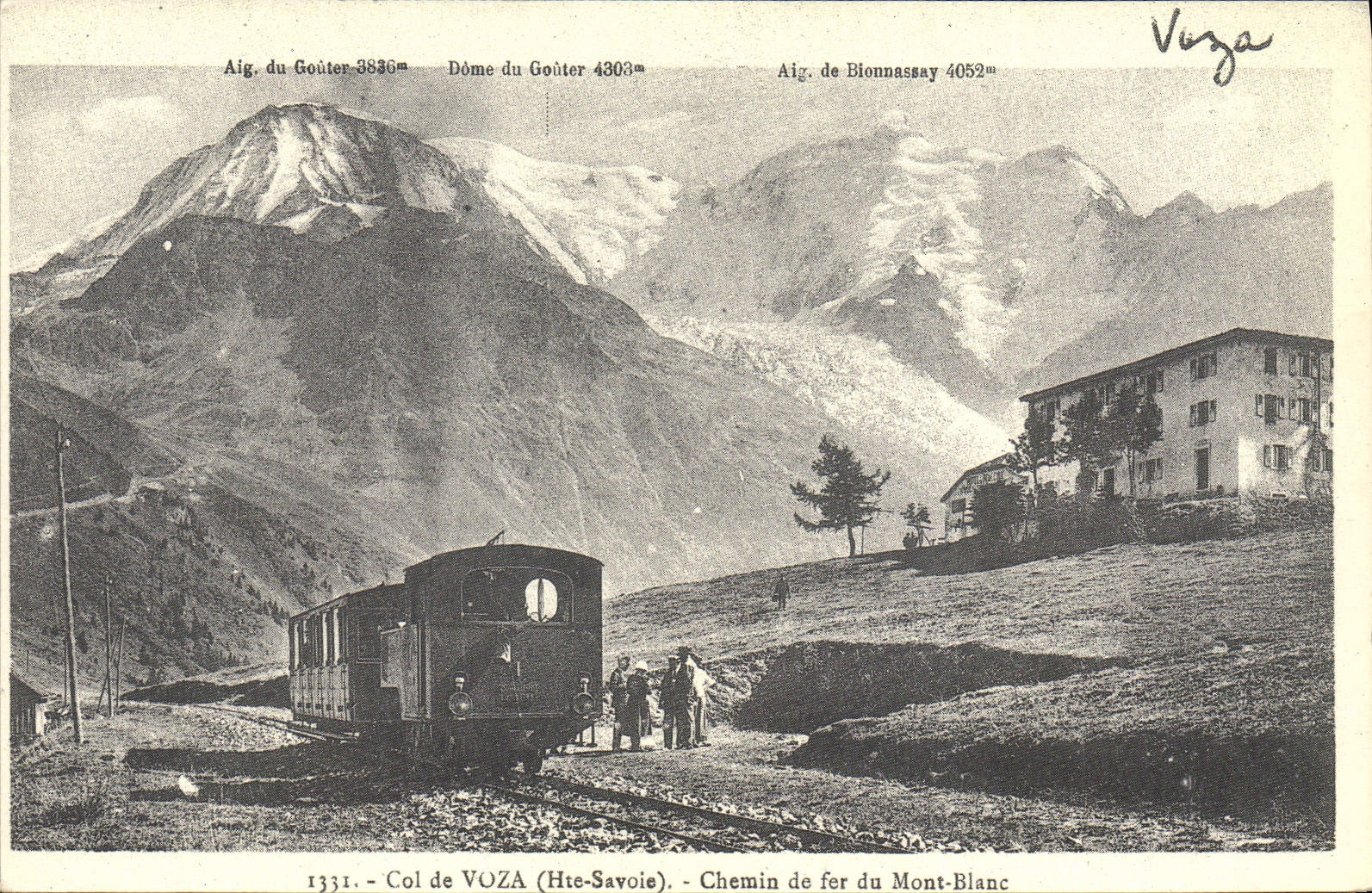 REPRO Col de Voza Hte Savoie Chemin de fer du Mont Blanc 