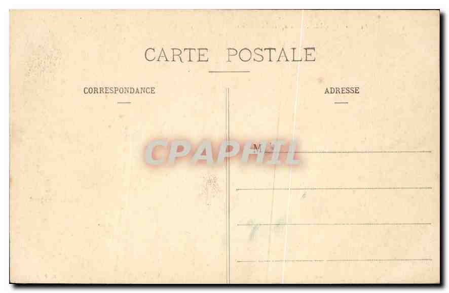 Granville - Tempête au Casino — R. d'Or, Granville — Verso