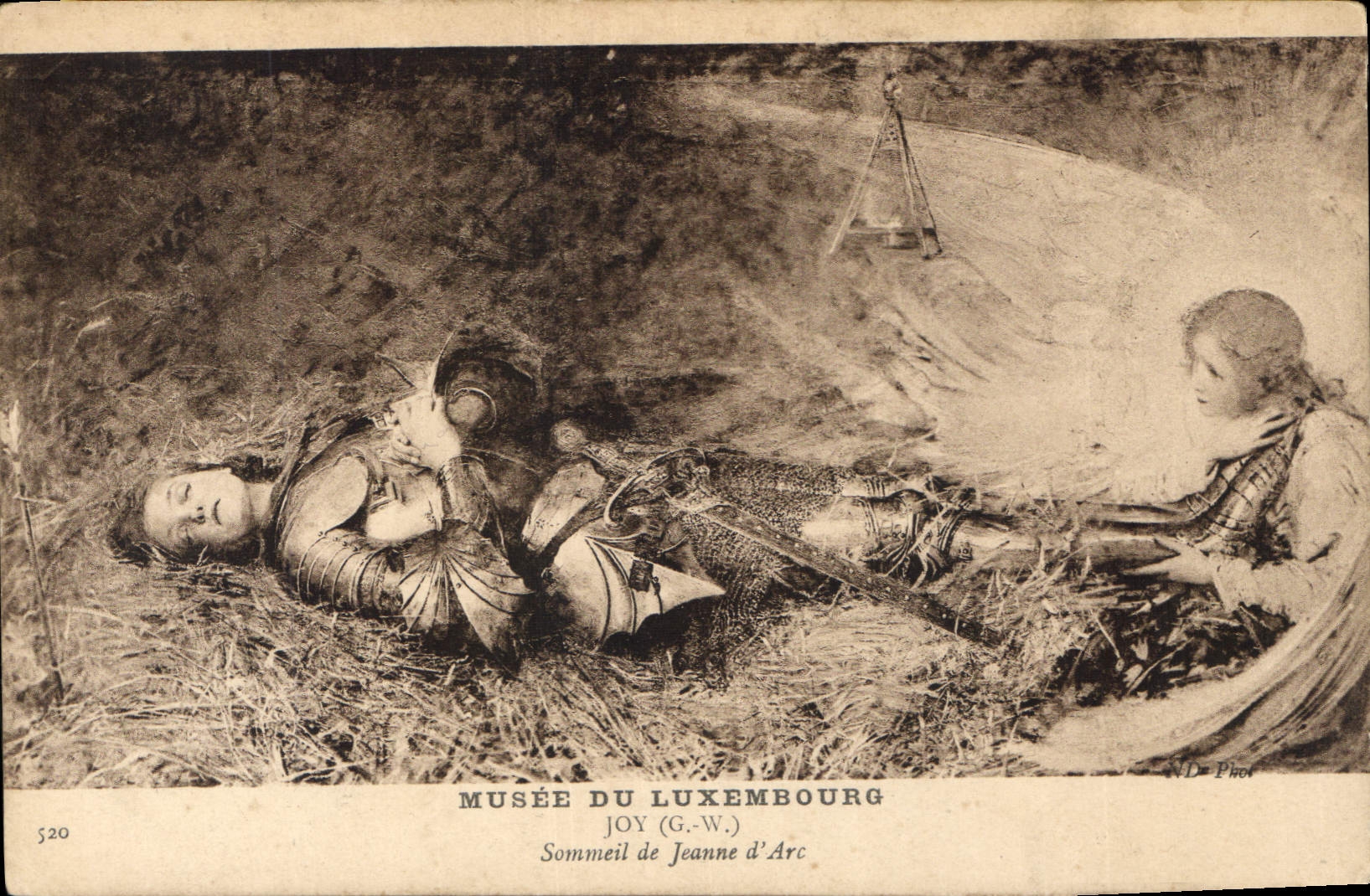 CPA Musee du Luxembourg Joy Sommeil de Jeanne d'Arc 