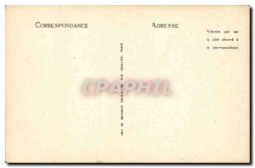 CPA Glaize Pierre Paul Leon Esope chez Xanthus Musee de Dijon  — Verso