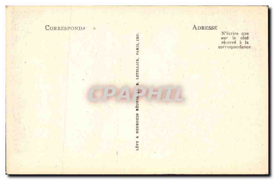 CPA Musee Conde Chantilly Ecole Francaise Huet Christophe les Singeries de Chantilly  — Verso